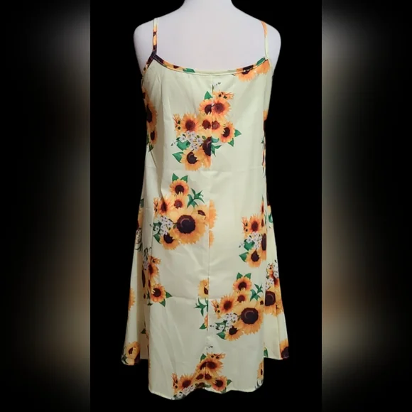 Unknown brand size L yellow dress - Picture 3 of 9